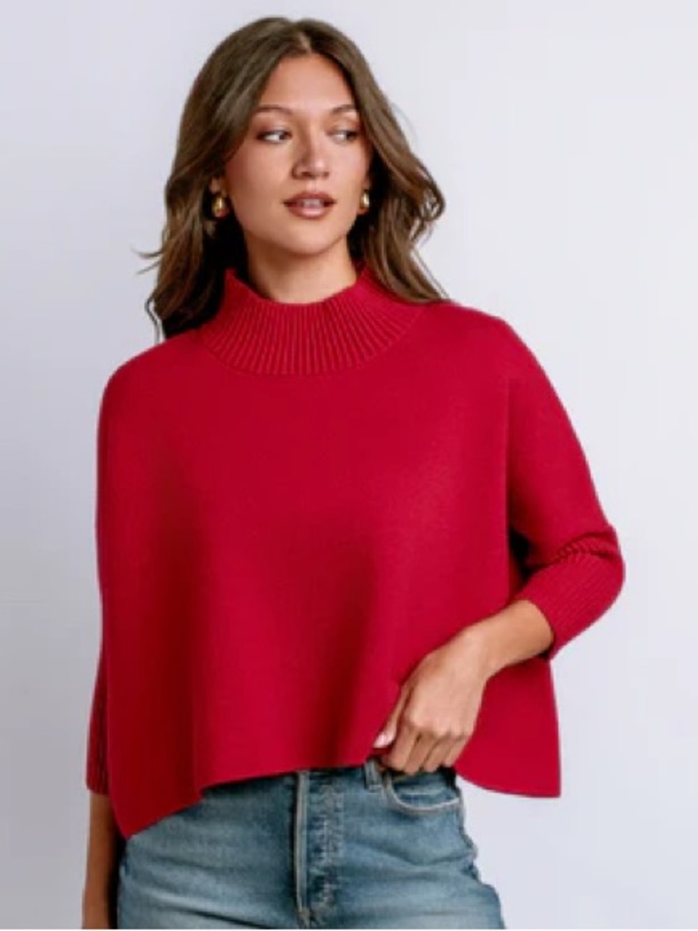 Size O/S - Kerisma red pullover sweater